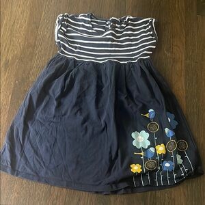 Tea Collection Black and White Off the Shoulder Sundress